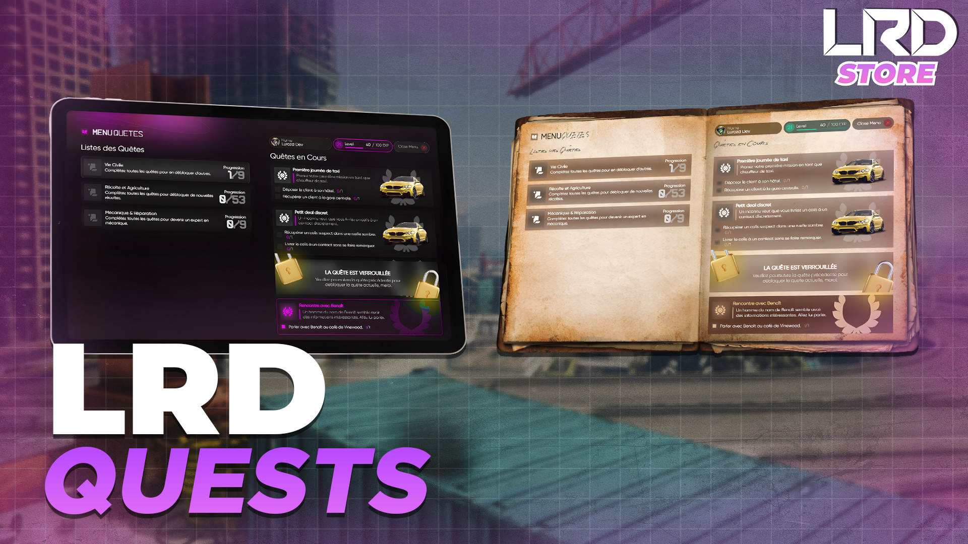 [QB/ESX] LRD QUESTS / Fully Customizable ! - FiveM Releases - Cfx.re ...